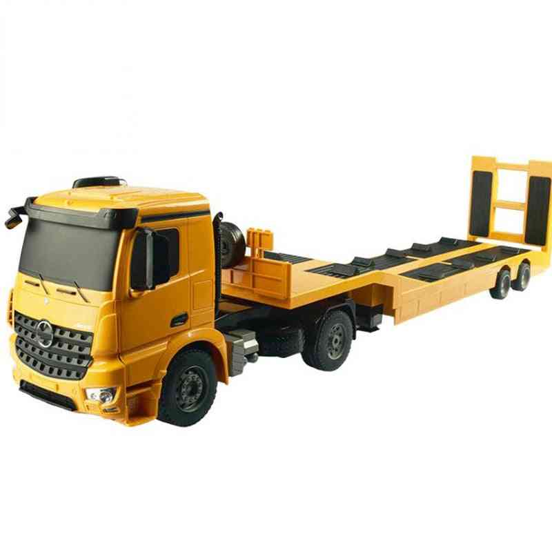 Tractor flatbed truck trailer, kind elektrische afstandsbediening engineering truck jongen speelgoed cadeau