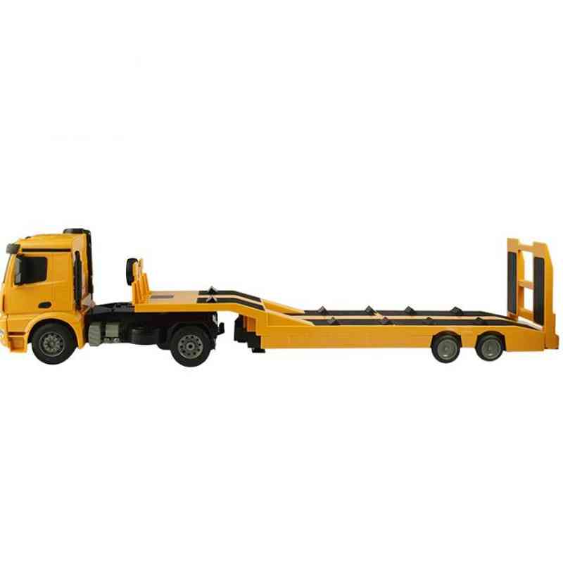 Přívěs s plošinou pro nákladní automobily - elektrická dálkově ovládaná technická hračka