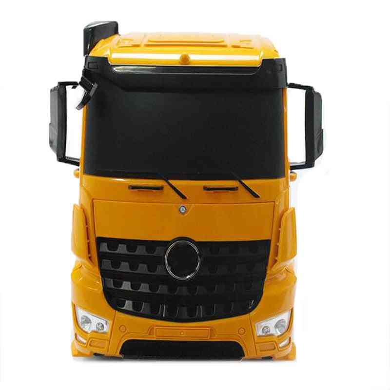 טרקטור משאית שטוחה קרוואן, ילד מתנה לצעצוע ילד הנדסת שלט רחוק חשמלי