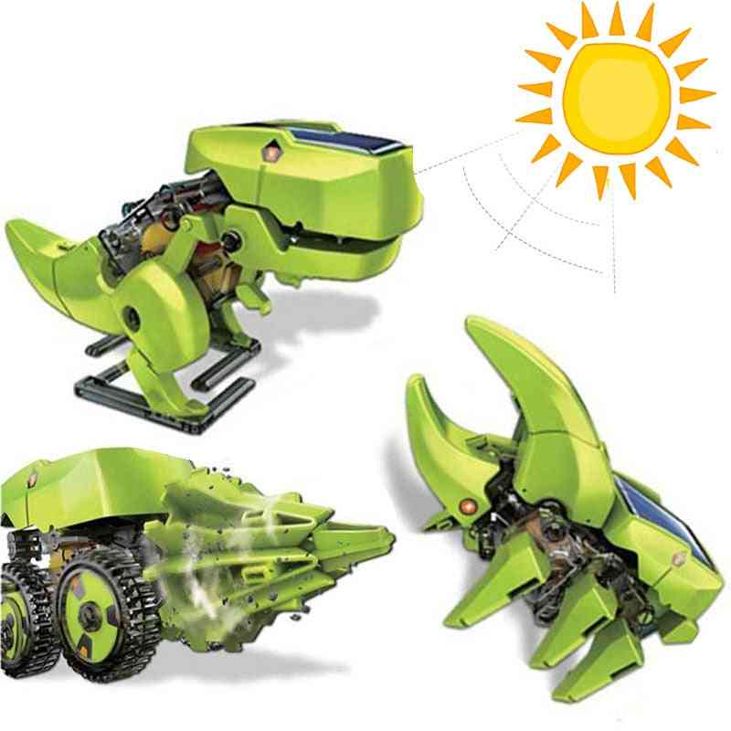 3 In 1 Solar Energy Robotic Dinosaur Kits-diy Assembly