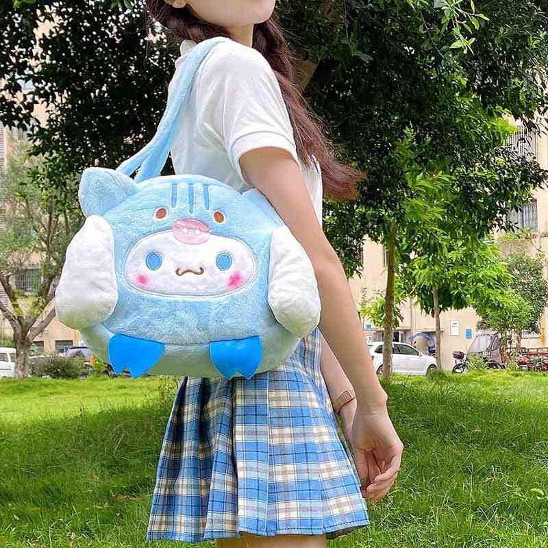 Plush Bags, Lovely Cartoon Wallet Purse, Large Capacity Cat Shoulder