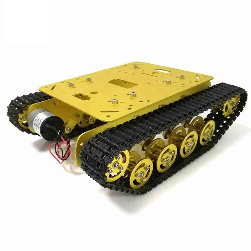 Metal Remote Control Robot Tank Car With Suspension System