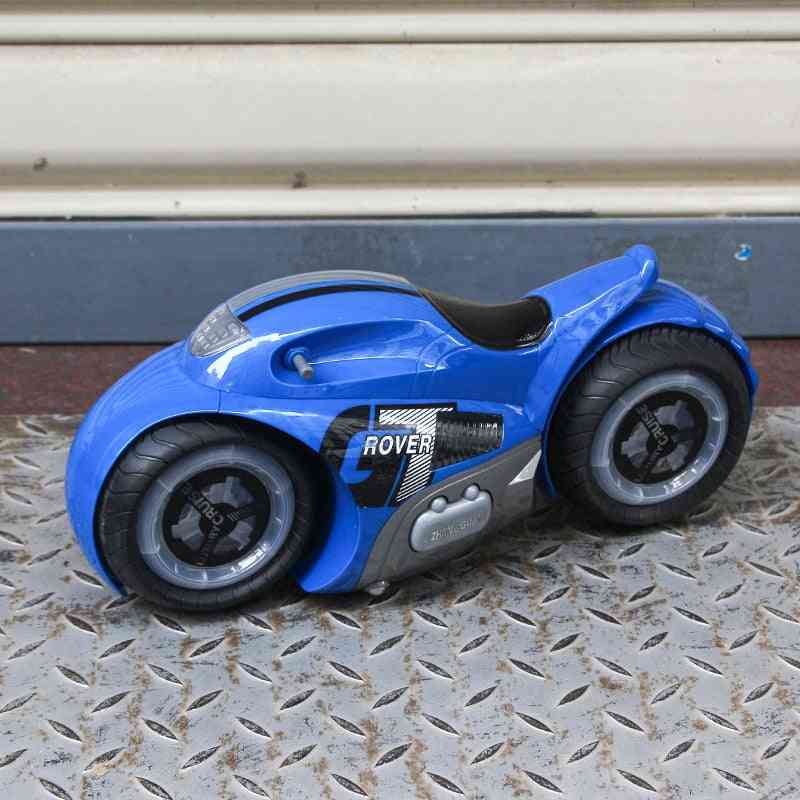2,4 g mini-temppu-rc-moottoripyörä, jossa on musiikkivalo, nopeat rc-moottoripyörämallit - kaukosäädin drift-moottorilasten lasten lelu lahjaksi