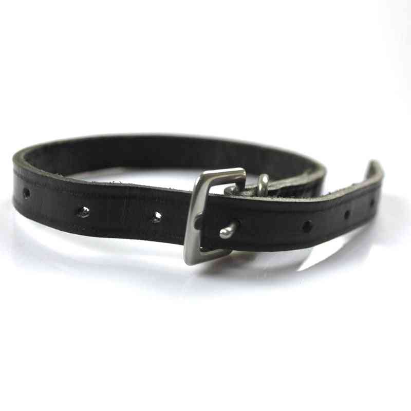 Horse Riding Leather Spur Straps With Alloy Buckle Accessories