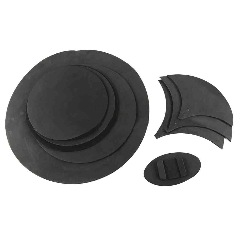 Non Toxic Drum Snare, Rubber Foam Folding Sound Off Tool, Silencer Pad Kit Bass Accessories