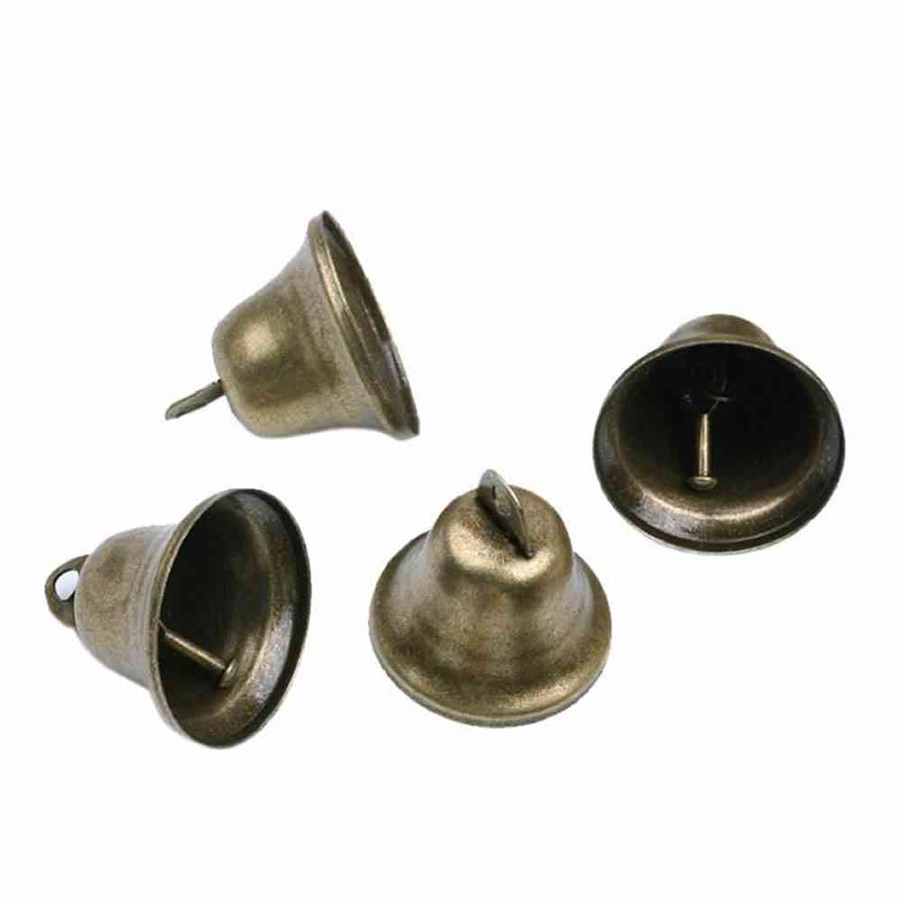 Polished Brass Jingle Bells For Pet Training, Making Wind Chimes, Musical Instrument Equipment