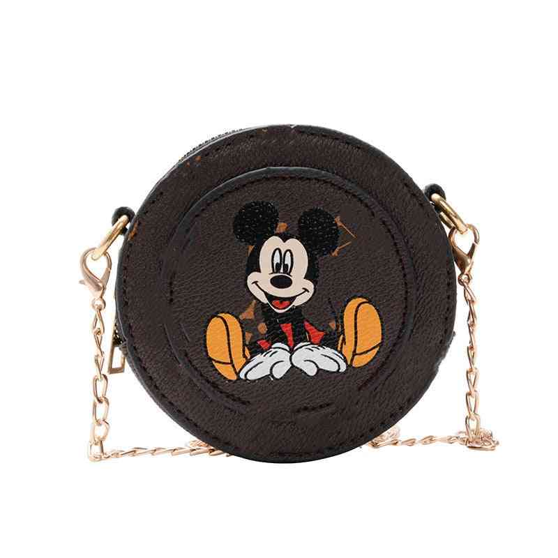 Imprimeu mouse Mickey, mesager cu lanț, geantă de umăr