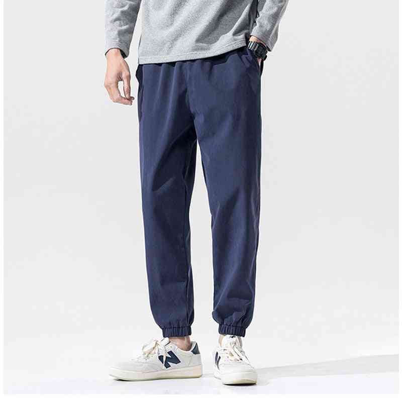 Men's Fashion Pants, Summer Trousers, Solid Sports Sweatpants Long