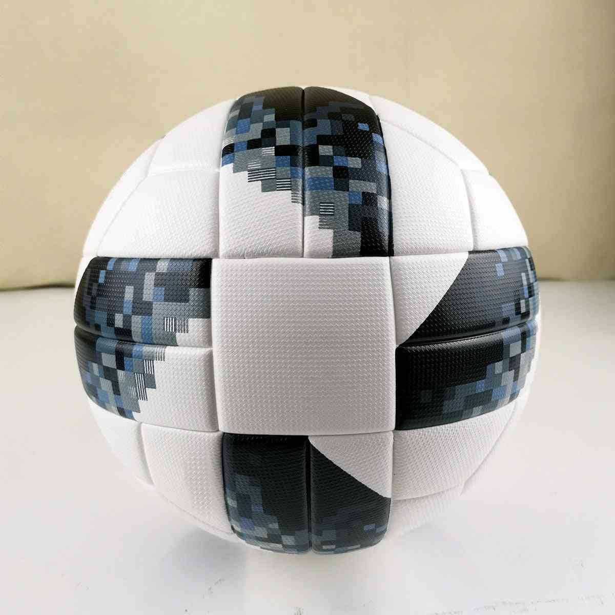 Fútbol de tamaño oficial, gránulos de pu antideslizante, regalo de fútbol sin costuras, pelotas de entrenamiento de partidos de equipo