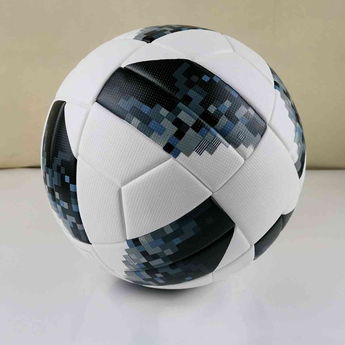 כדורגל בגודל רשמי, עמיד להחליק מגרגירי pu, מתנת כדורגל חלקה, כדורי אימון של צוות מטרה