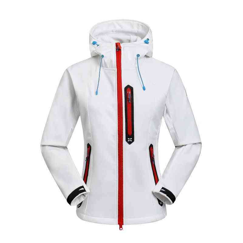 Costum de iarnă în aer liber de schi jachetă de snowboard pentru femei, haina impermeabilă softshell sacou cald rezistent la vânt