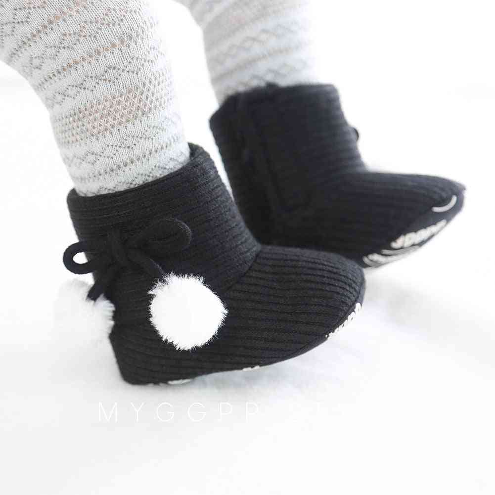 зимни ботуши разходки обувки момче / момичета- бебешки меки подметки ботуши за сняг