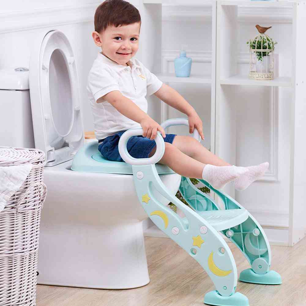 Potty / Toilet Trainer Seat With Step Stool And Ladder
