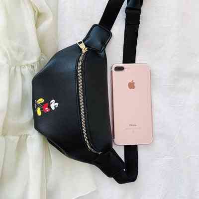 Disney mickey mouse lady messenger bag, damska torba na ramię, w pasie, na klatce piersiowej