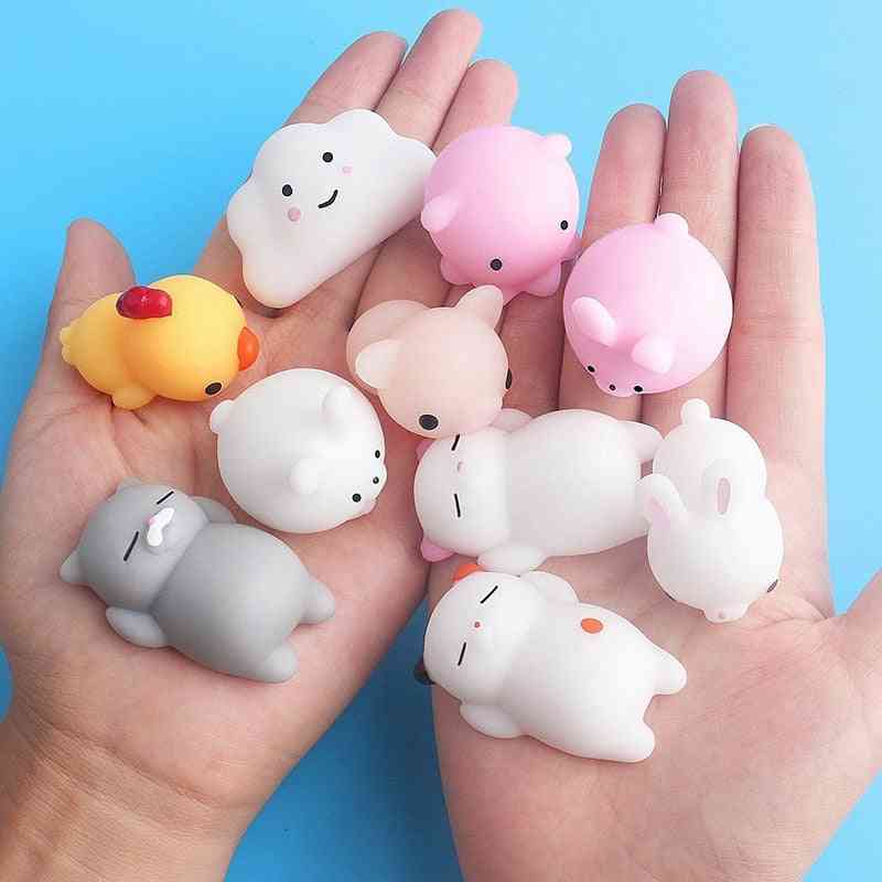 30st uppsättning mini djur olika design squishies leksaker