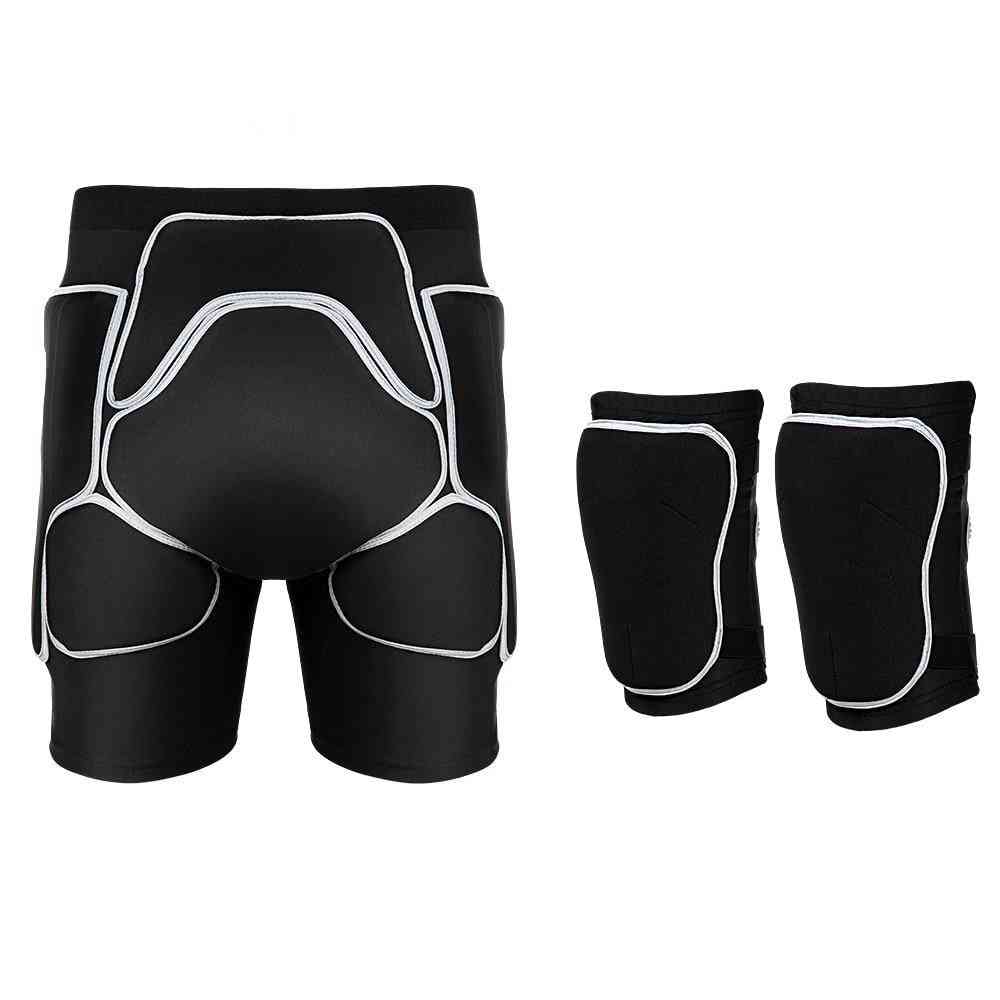 Unisex sportsudstyr snowboard beskyttelse hip butt motorcykel shorts