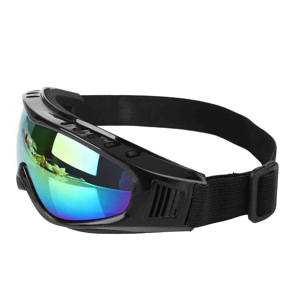 Gafas gafas pc lente anti-uv a prueba de viento anti-niebla arena protectora invierno