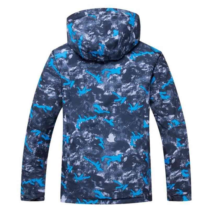 Set de îmbrăcăminte de schi de zăpadă de iarnă călduroasă, jachete și pantaloni sport termici impermeabili rezistente la vânt