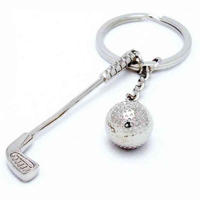 Krásny krúžok na kľúče z guľôčky z ľahkej zliatiny pre prívesok na tašku / kabelku