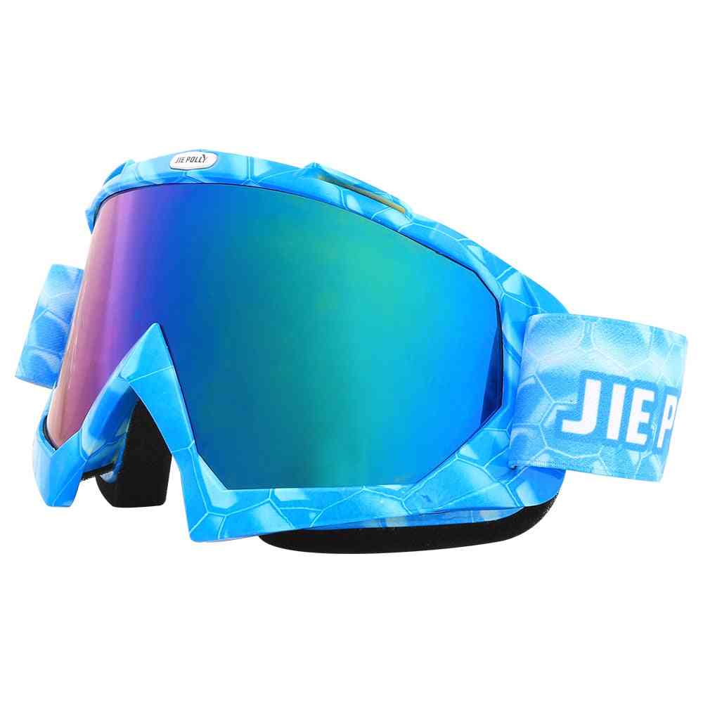 Mænd kvinder multi-farve linse skøjteløb anti-tåge briller, snowboard beskyttelsesbriller
