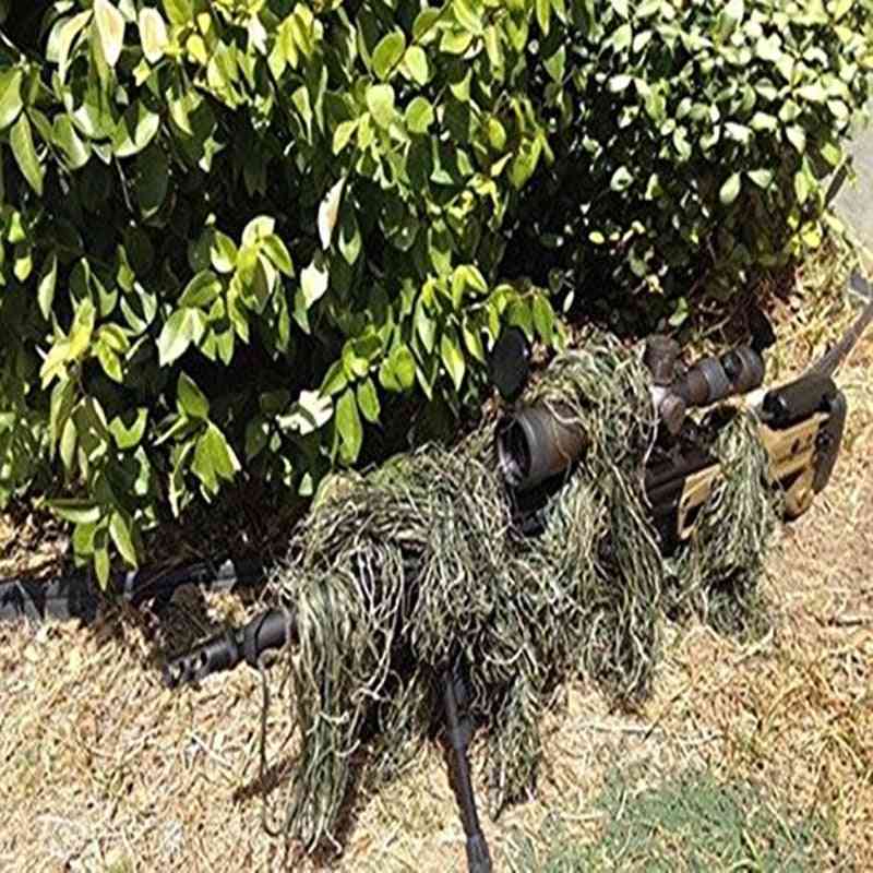 Hunting Blind Ropes, Elastic Synthetic Fiber Wraps