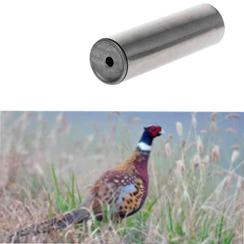 Outdoor Stainless Steel Bird Shooting Whistle Pheasant Hunting Pheasant Gear