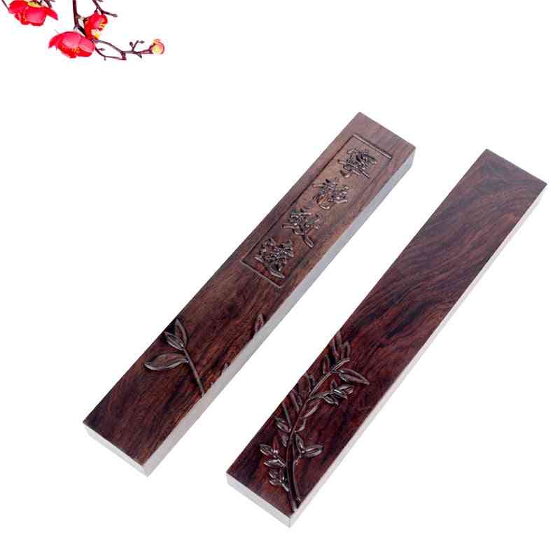 Pappersvikt kinesisk kalligrafi specialpapper, traditionell träsnideri pappersvikt