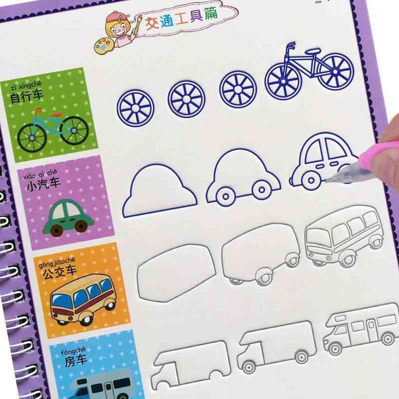English And Numbers Learning-practice Baby Copybook