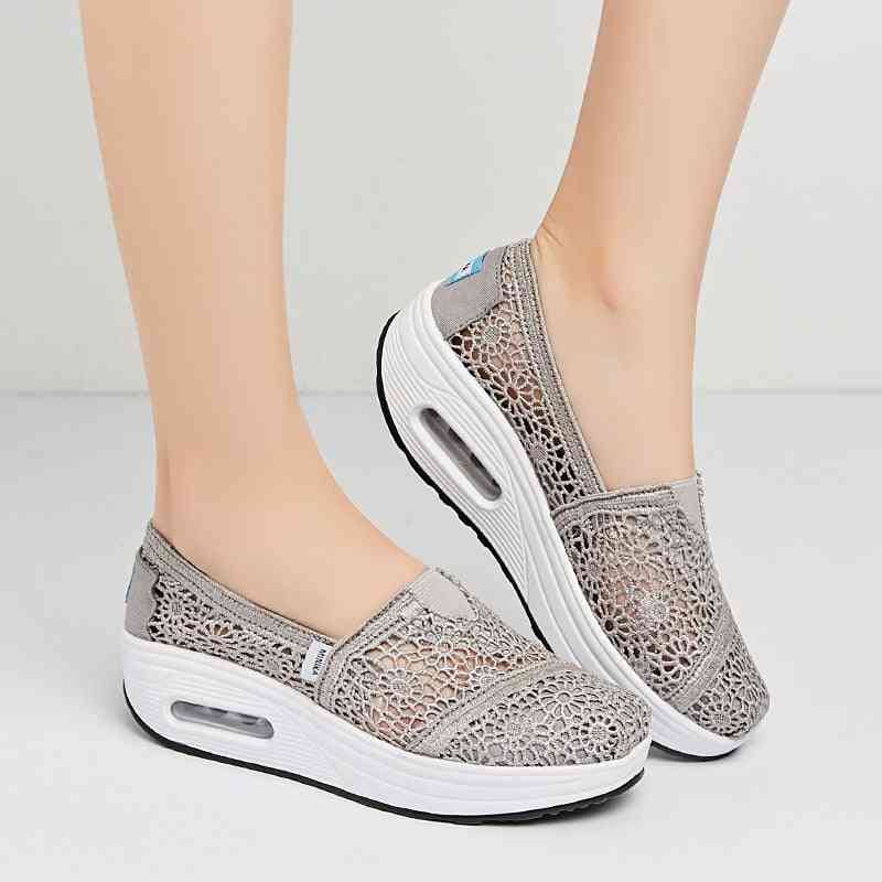 Breathable Mesh Walking Fitness Shoes