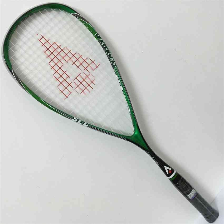 Raqueta de squash muy ligera de fibra de carbono