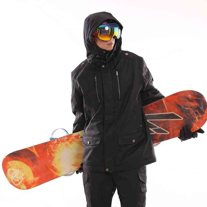 Winterjacken Männer im Freien thermisch wasserdichte komprimierte Snowboardkleidung