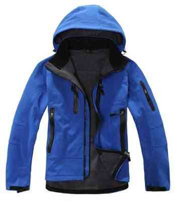 Men Waterproof Fleece Snow Jacket - Thermal Coat For Outdoor Mountain Skiing Snowboard Jacket