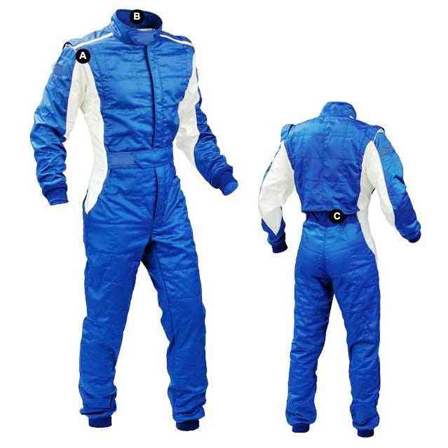 Nová automobilová pretekárska bunda a nohavice, kombinéza a muži, polyester a nehorľavá