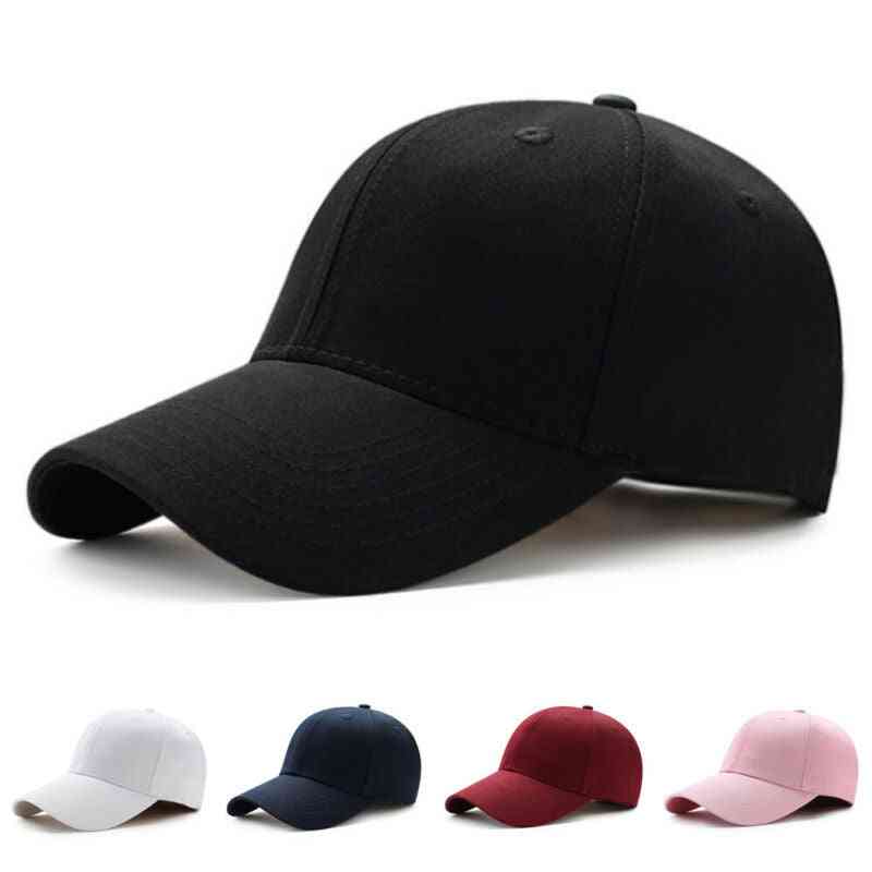 כובע בייסבול מגן שמש מעוגל רגיל, כובעים מתכווננים לגברים ונשים