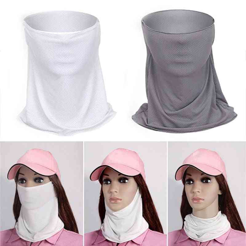 Golf Sunscreen, Collar Ice Stretch Breathable Mask