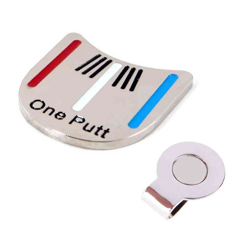 Golf Ball Marker With Magnet Cap Clip