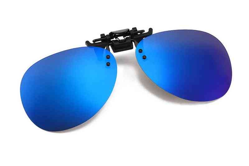 Para hombre, clip polarizado para mujer en gafas de sol, conducción de visión nocturna, clips anti uva para montar