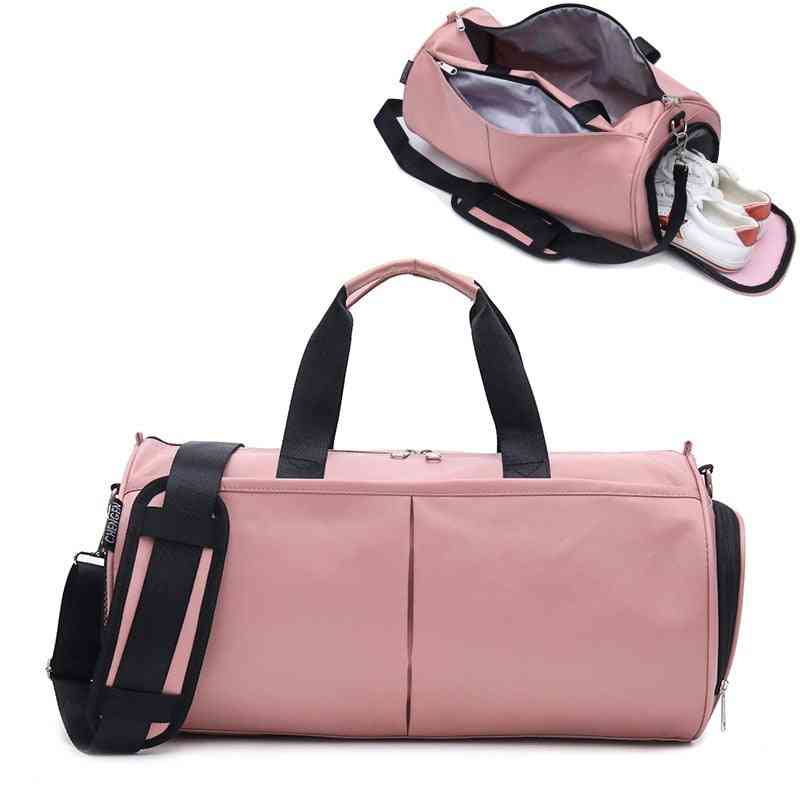 Woman Gym/yoga/sports Fitness Training Bags With Shoes Compartment