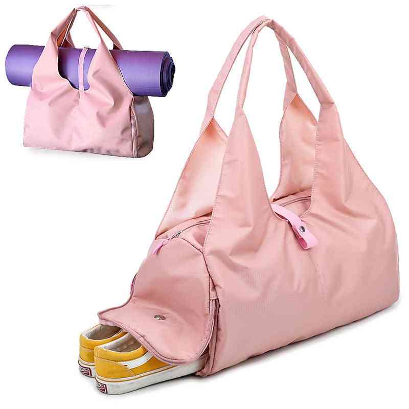 Yoga Mat, Gym Fitness Training Sport Bag With Shoe Compartment
