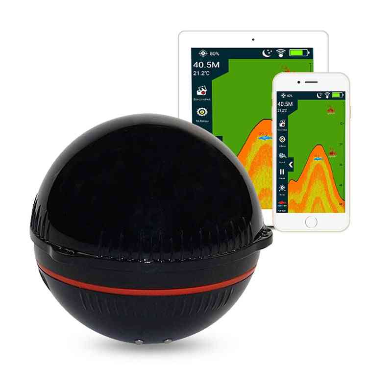 Portable Sonar Fish Finder, Bluetooth, Wireless, Depth Sea Lake Detect, Echo Sounder