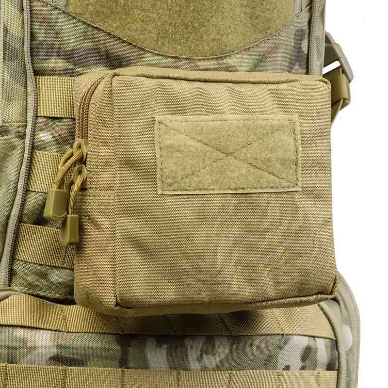 Outdoor Military Tactical Waist Bag, Zipper Waist Pack Accessory Durable Belt Pouch