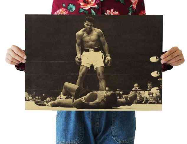 Boxer Muhammad-ali Vintage Poster For Home/office Decor