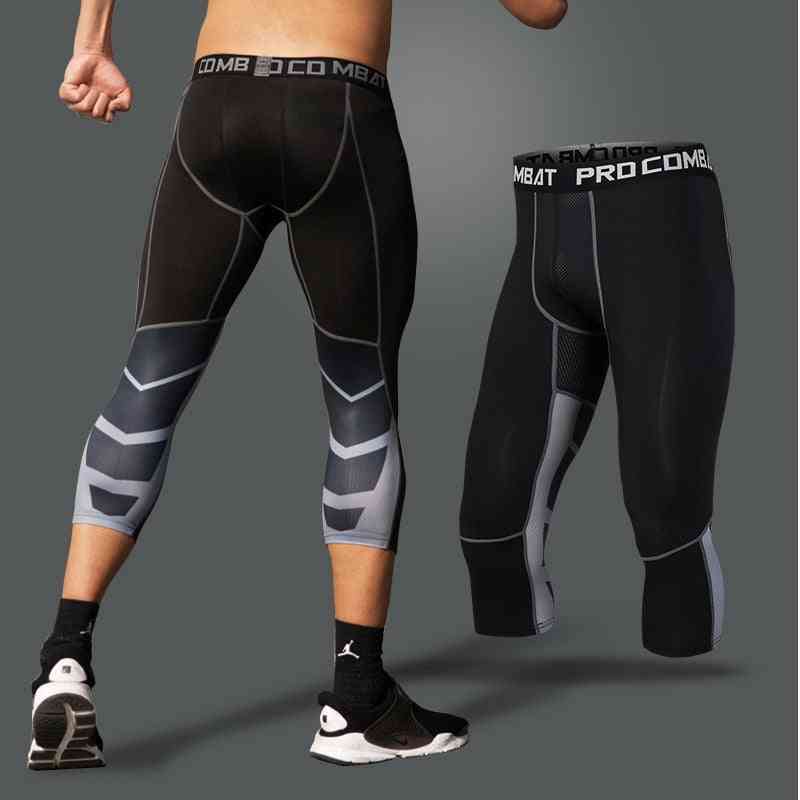 3/4-legging voor heren-panty's - fitness- / sportbroeken