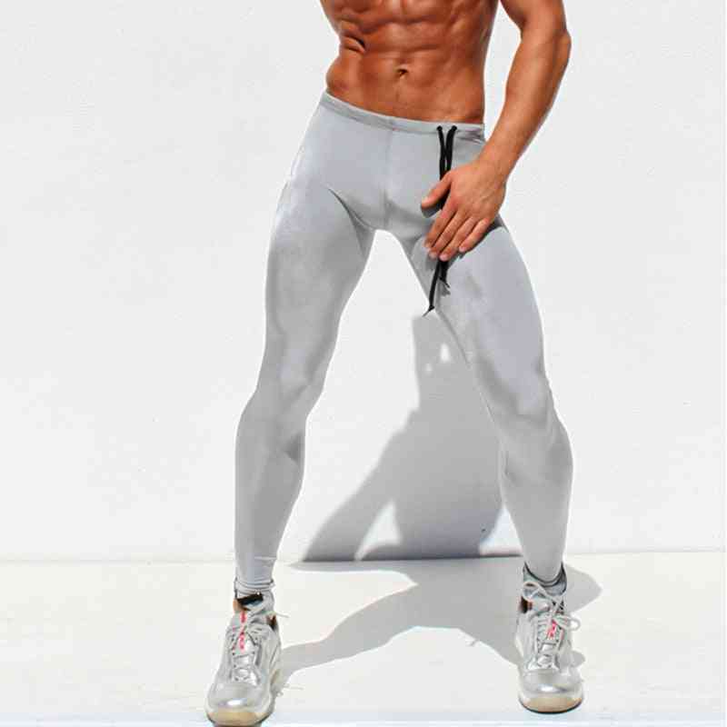 Running Tights Men- Sports Pants Yoga Leggings Compression Athletic Workout Trousers