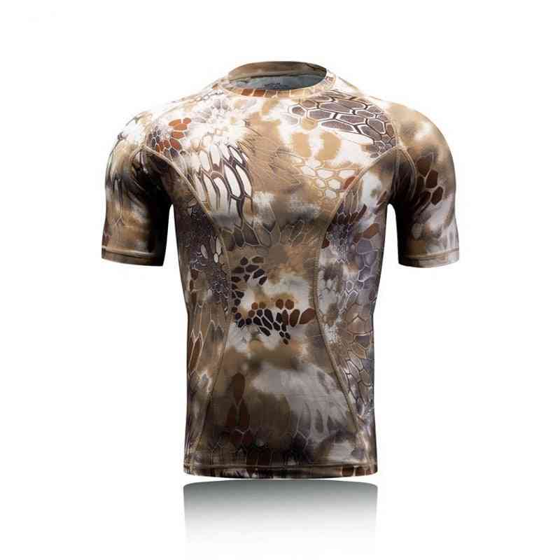 военна тактическа риза, бойни тениски с къс ръкав мъже
