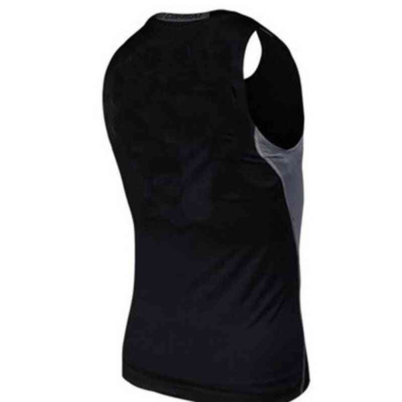 мъжка спортна жилетка без ръкави мъжка компресионна спортна тесна риза