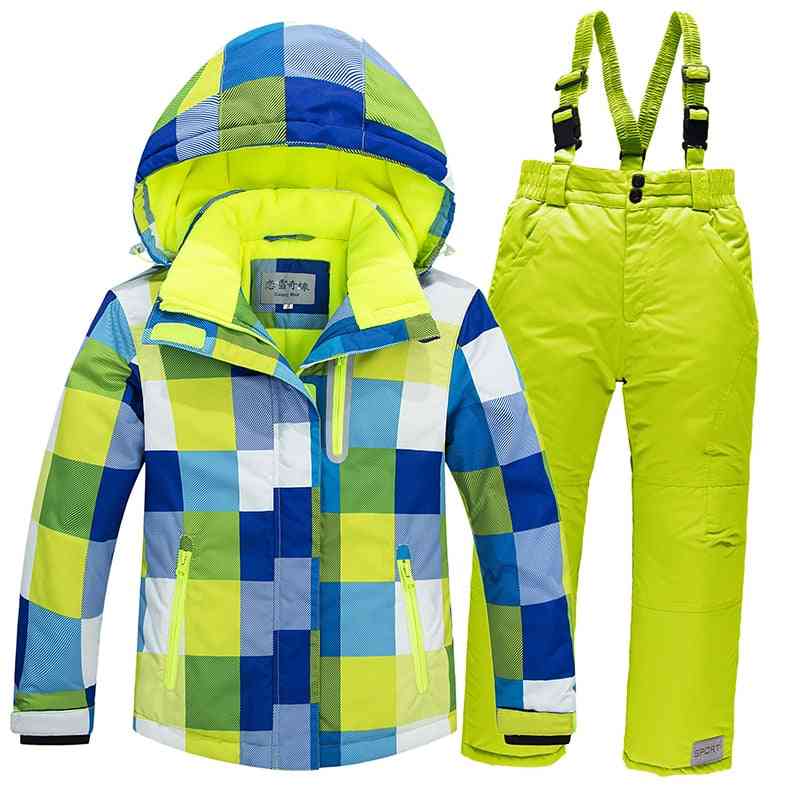 Dětský lyžařský oblek - větruodolný a voděodolný