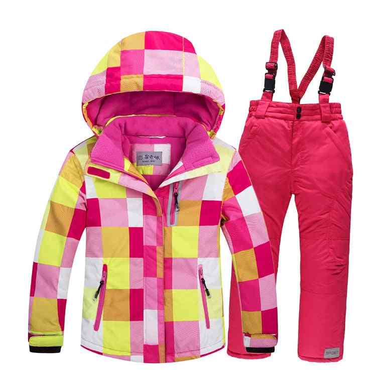Conjunto de esquí chaqueta-pantalón para niños