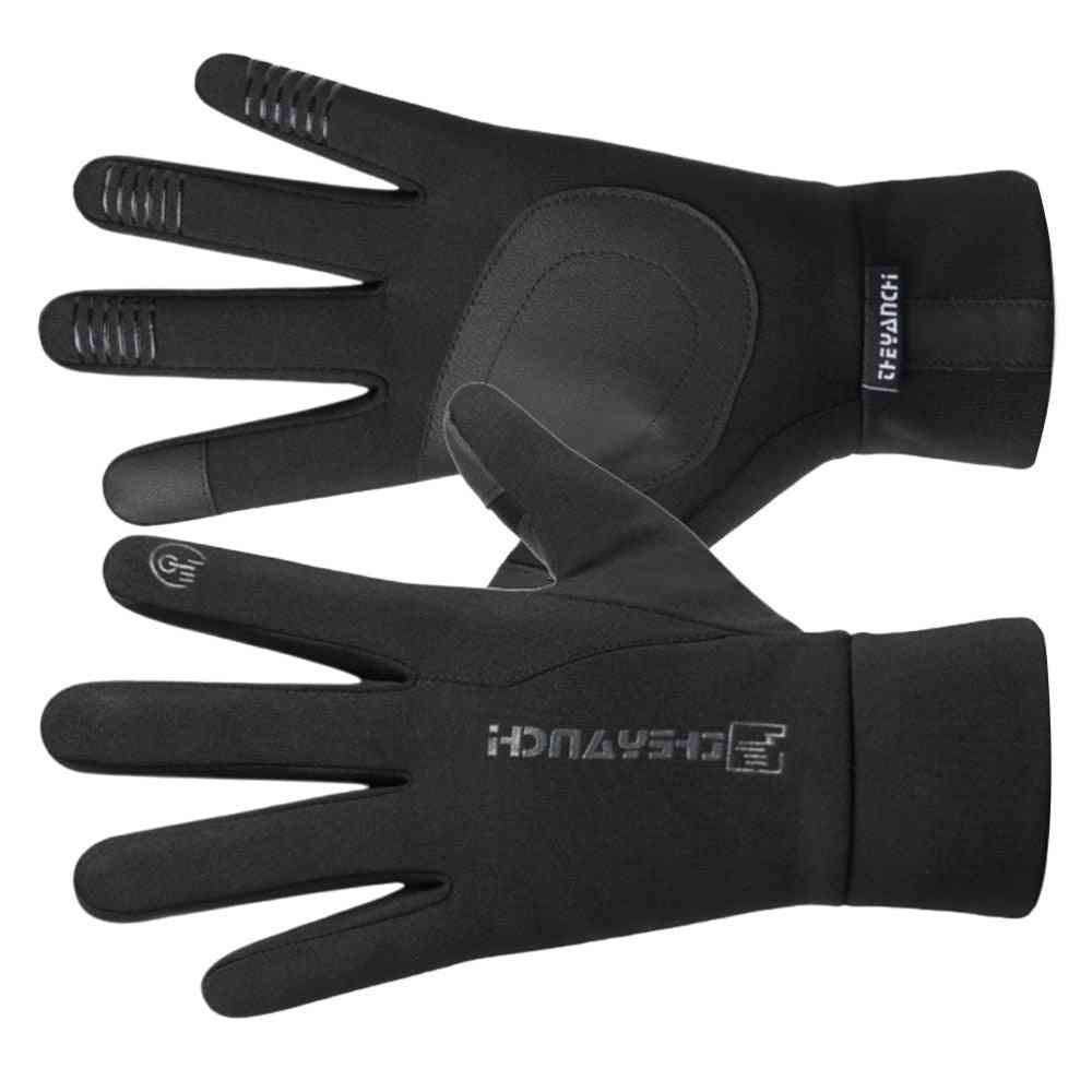 Safety Riding Gloves, Winter Warm Touch Screen Non-slip Windproof & Waterproof All Finger