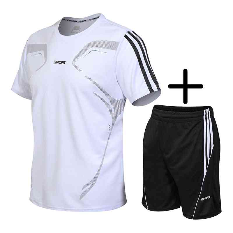 Sport, gym-t-shirt og shorts